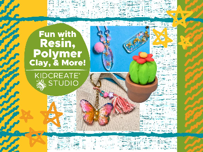 Week 1: Fun with Resin, Polymer Clay & More! Summer Camp (7-12 Years) 7/6-7/10