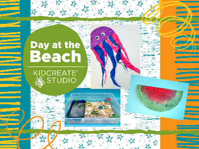 Kidcreate Studio - Fairfax Station. Toddler & Preschool Playgroup- Day at the Beach (18 Months-5 Years)