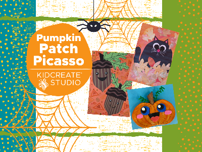 Kidcreate Studio - Fresno. Pumpkin Patch Picasso Weekly Class (18 Months-6 Years)