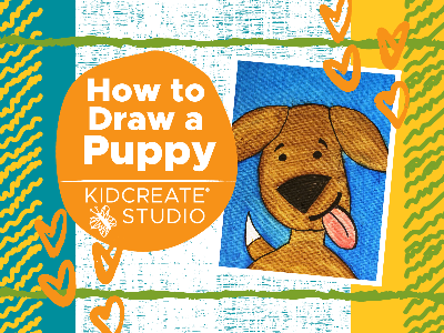 WELCOME WEEK- 50% OFF! How to Draw a Puppy Workshop (4-9 Years)