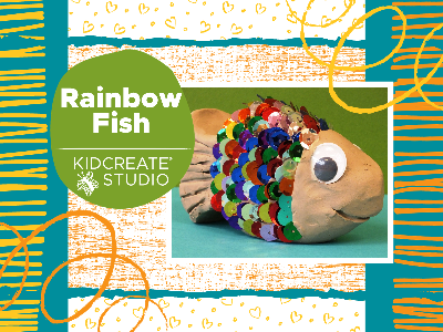 Kidcreate Studio - Oak Park. WELCOME WEEK- 50% OFF! Rainbow Fish Workshop (18 Months-6 Years)