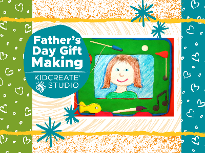 Kidcreate Studio - Chicago Lakeview. Father's Day Toolbox Card Workshop (18 Months-6 Years)